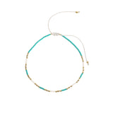 Forte Turquoise Beaded Anklet